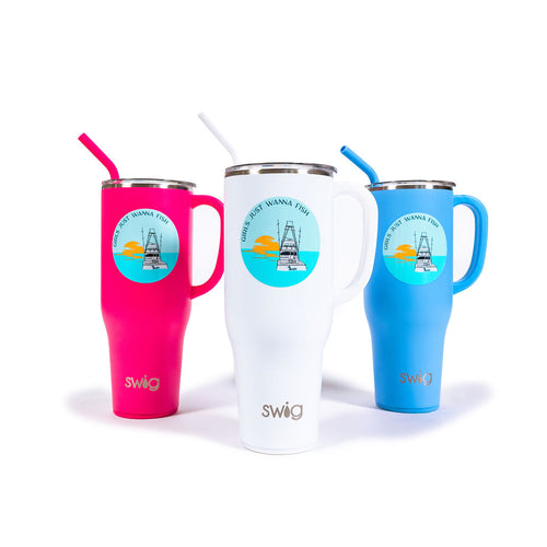 Load image into Gallery viewer, Reel Girl Swig Life Mega Mug