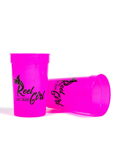 Load image into Gallery viewer, Reel Girl Color Changing Stadium Cup