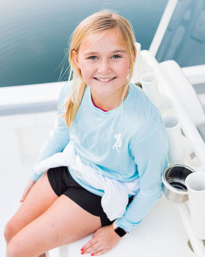 Load image into Gallery viewer, Youth Reel Girl Sunshirt