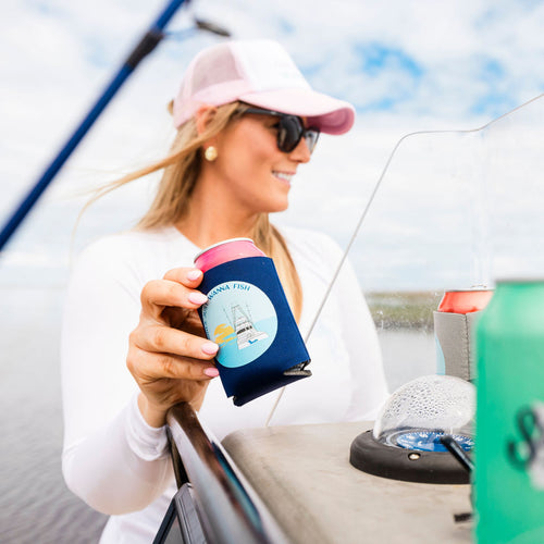 Girls Just Wanna Fish Koozie