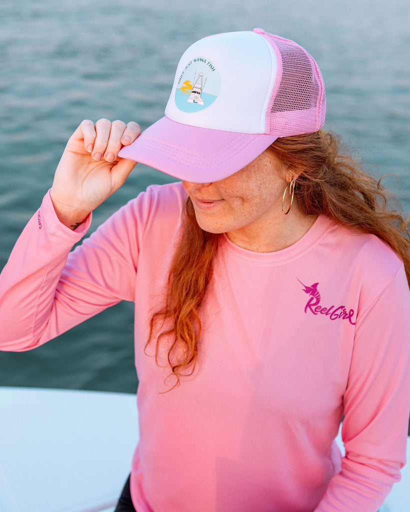 Girls Just Wanna Fish Trucker Hat