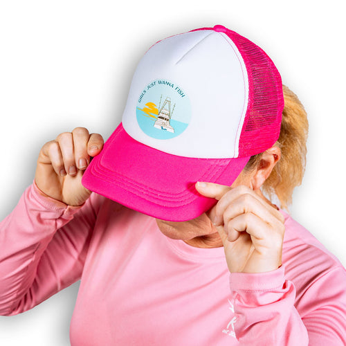 Girls Just Wanna Fish Trucker Hat