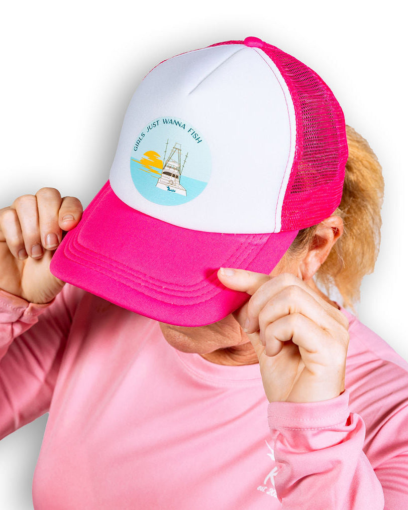 Girls Just Wanna Fish Trucker Hat