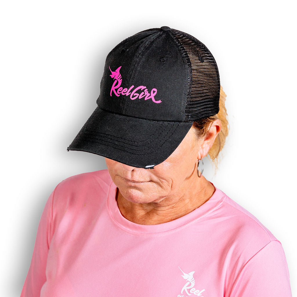 For the Girls Unstructured Hat - Black - Limited Edition