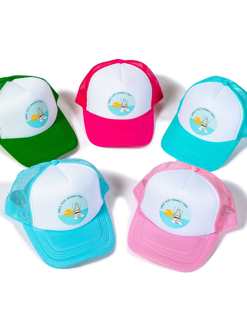 Girls Just Wanna Fish Trucker Hat