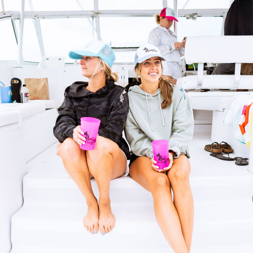 Reel Girl Crop Hoodie