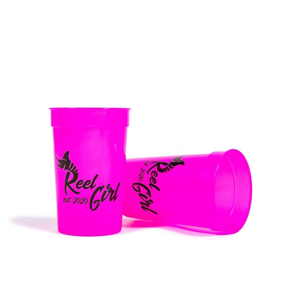Reel Girl Color Changing Stadium Cup