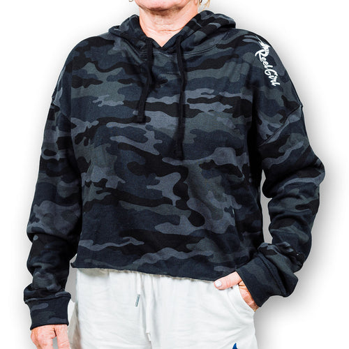 Reel Girl Crop Hoodie