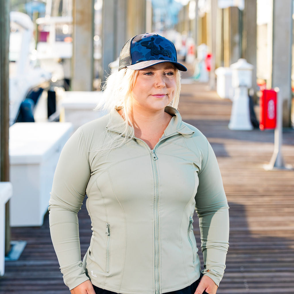 Reel Girl Deep Waters Trucker Hat
