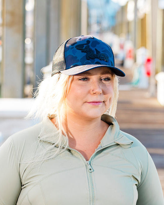 Reel Girl Deep Waters Trucker Hat