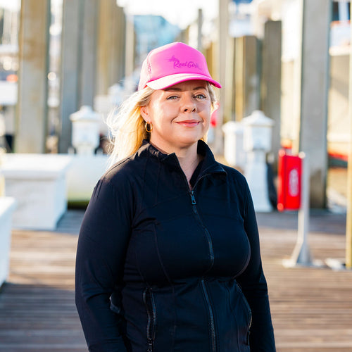 For the Girls Trucker Hat - Hot Pink - Limited Edition