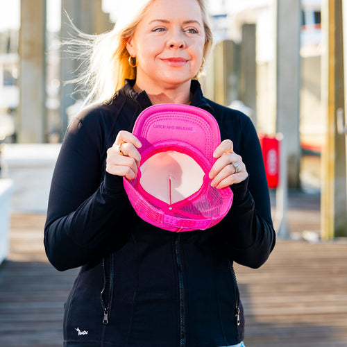 Load image into Gallery viewer, For the Girls Trucker Hat - Hot Pink - Limited Edition
