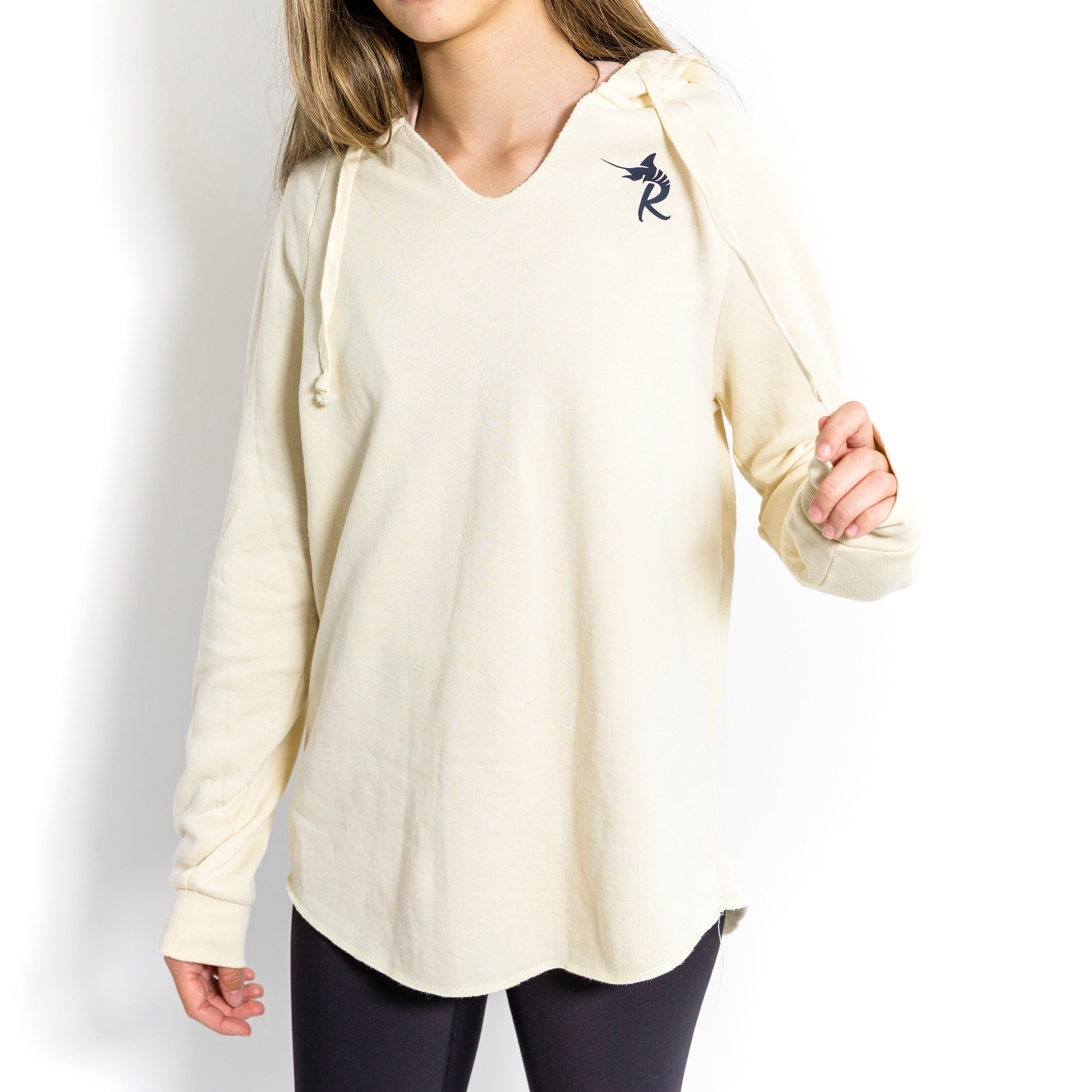 Reel Girl V-Neck Hoodie