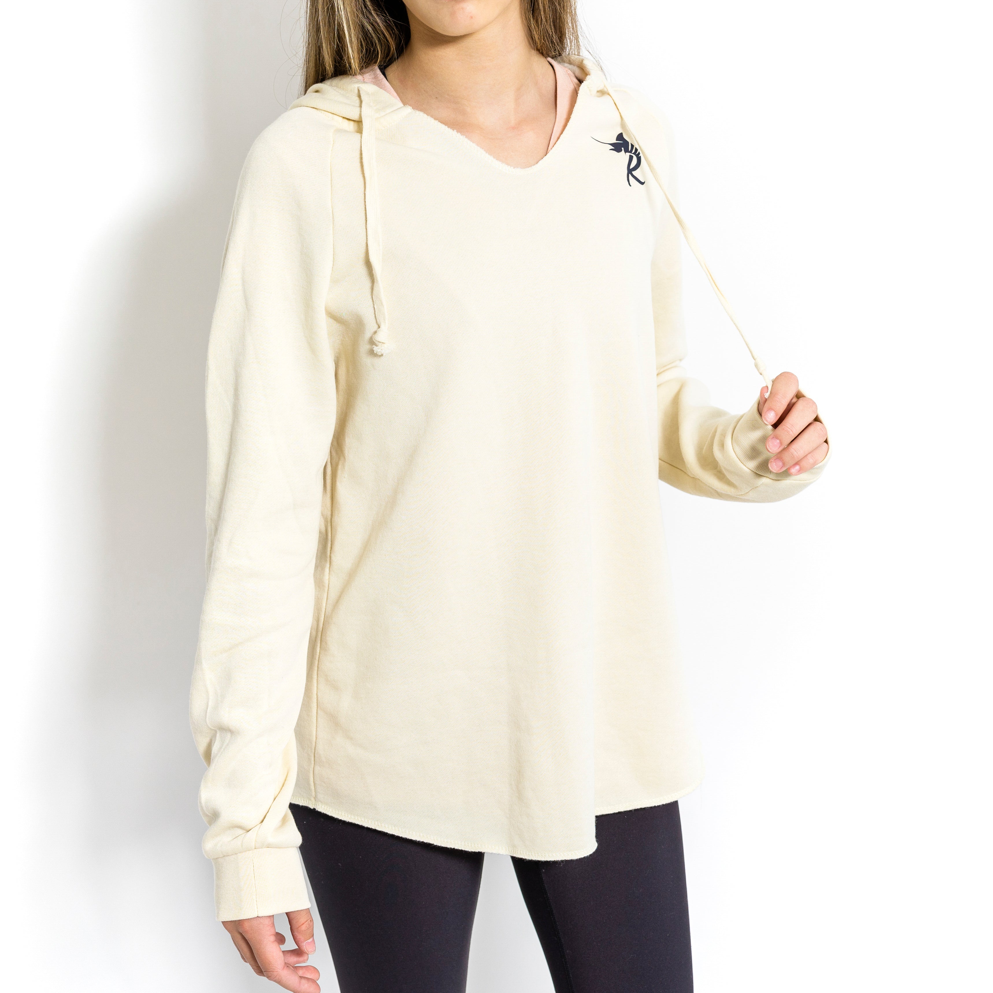 Reel Girl V-Neck Hoodie
