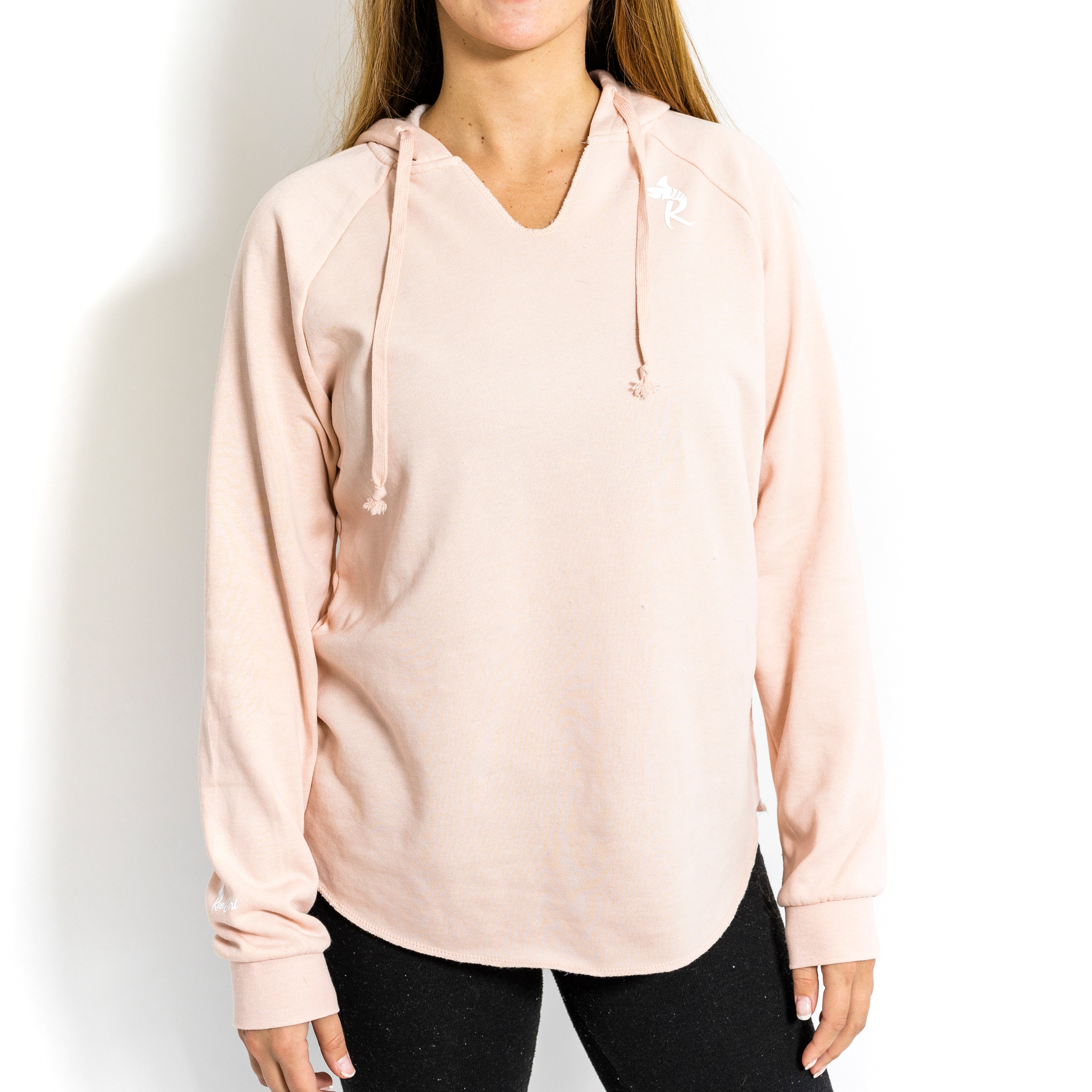 Reel Girl V-Neck Hoodie