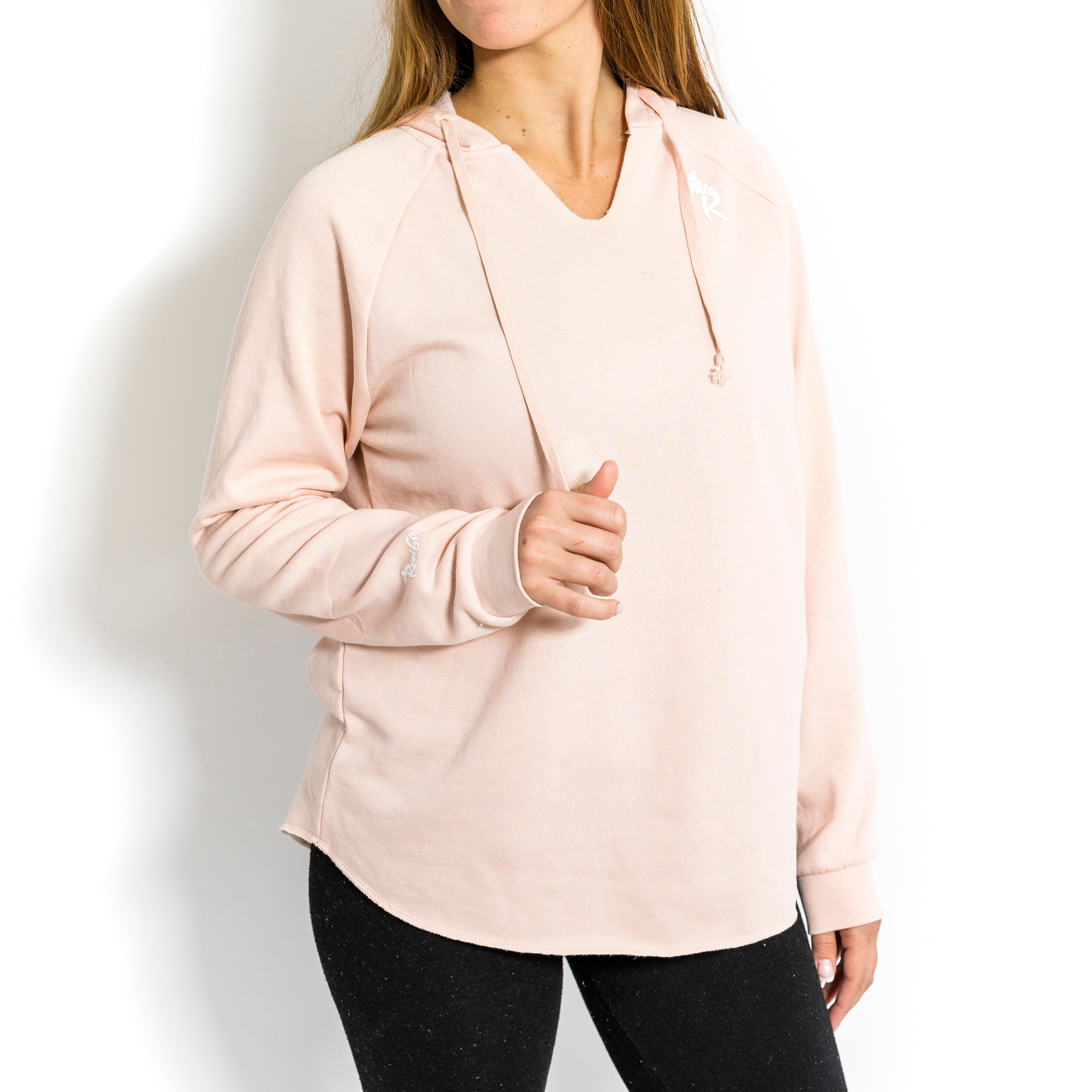 Reel Girl V-Neck Hoodie